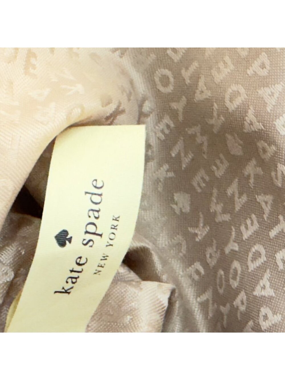 KATE SPADE New York Sheffield Dorma Brown Leather Tote White/Black Trim Detail - Picture 11 of 13